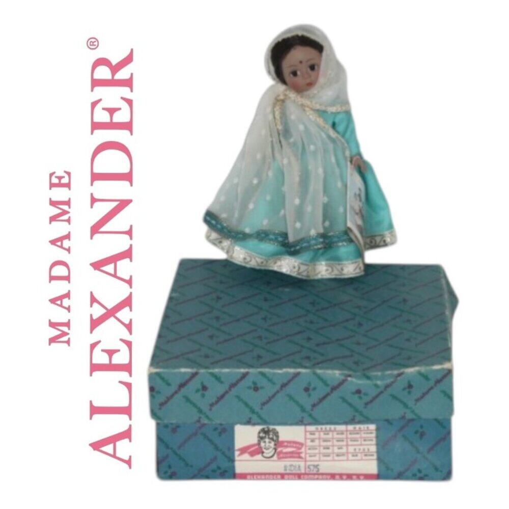 NWT Vintage in Box Madame Alexander India Doll